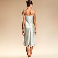 Bellamilan Brand Champagne Heavy Silk Slip Dress