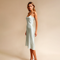 Bellamilan Brand Champagne Heavy Silk Slip Dress