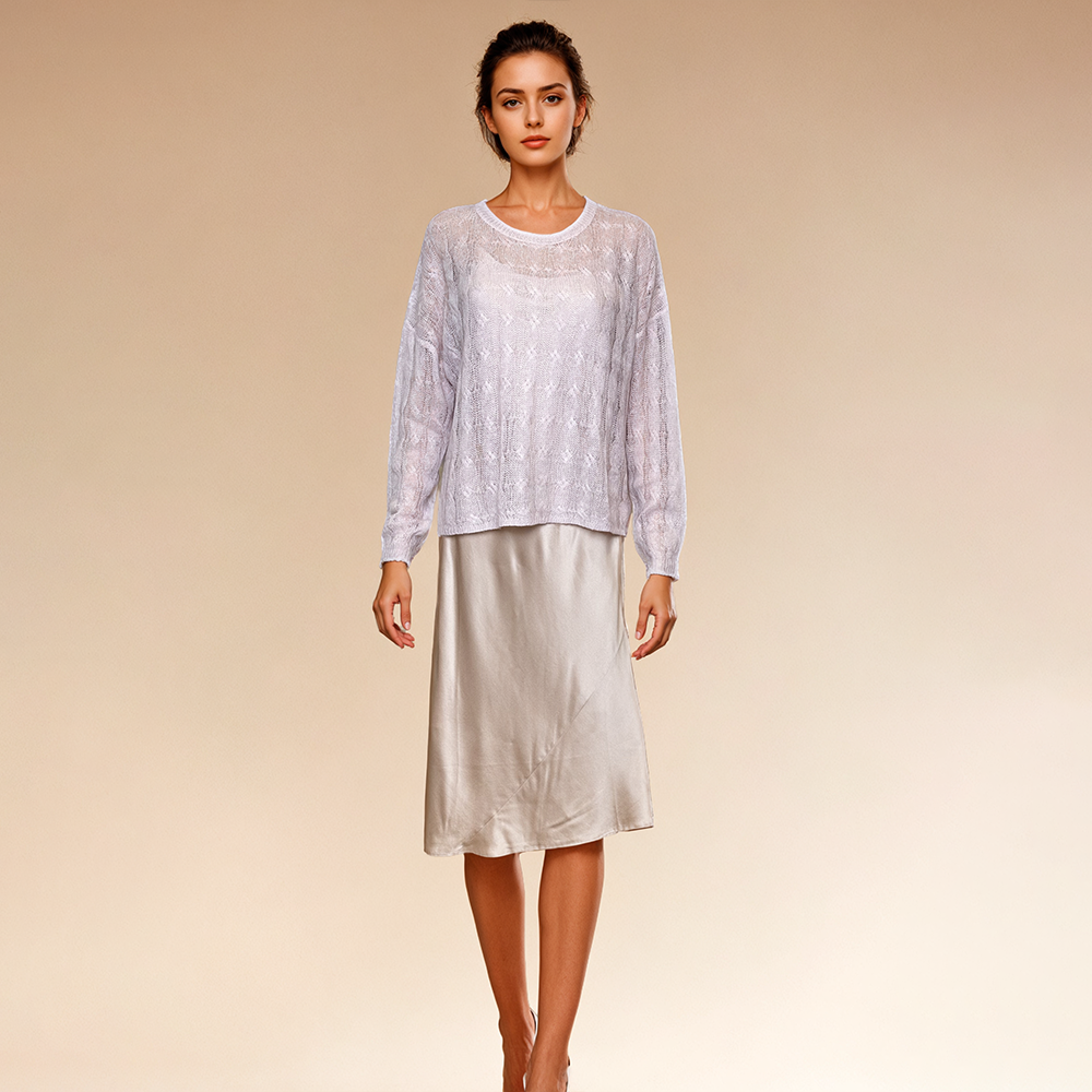 Bellamilan Brand Heavyweight Silk Pink Slip Dress