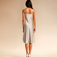 Bellamilan Brand Heavyweight Silk Pink Slip Dress