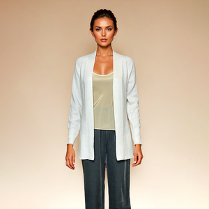 Bellamilan Brand Kangseni cashmere cardigan with raglan sleeves