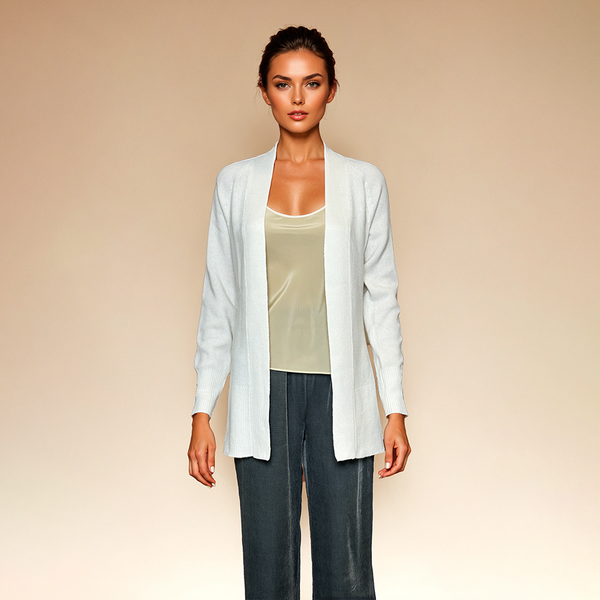 Bellamilan Brand Kangseni cashmere cardigan with raglan sleeves