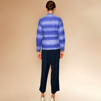 Bellamilan Brand Purple Crewneck Wool Sweater